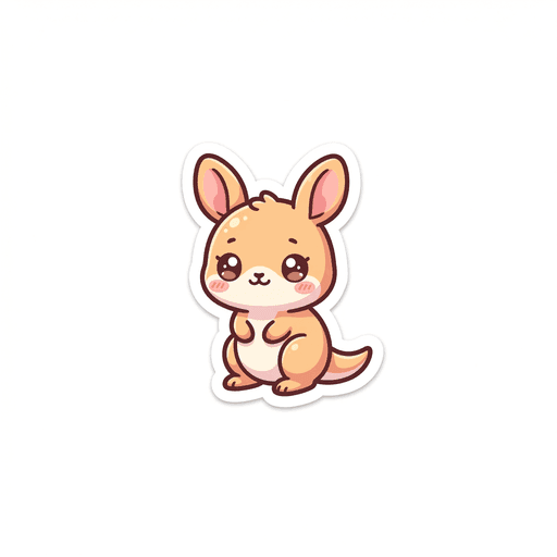 AI generated Australia Kangaroo World Cup sticker