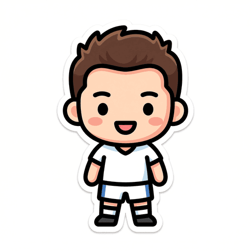 AI generated Bosnia and Herzegovina Player World Cup sticker