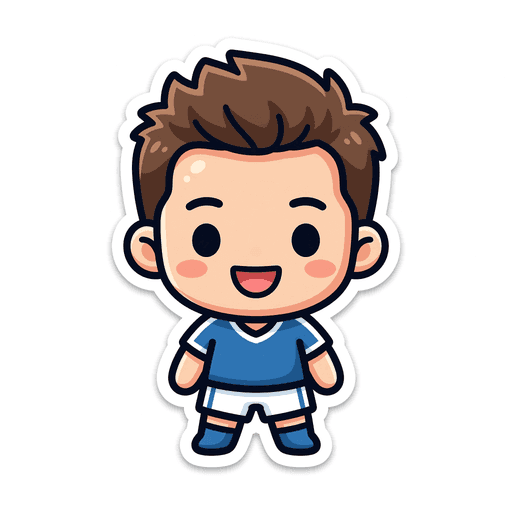 AI generated Cape Verde Player World Cup sticker
