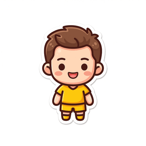 AI generated Colombia Player World Cup sticker