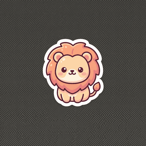 AI generated Czech Republic Lion World Cup sticker
