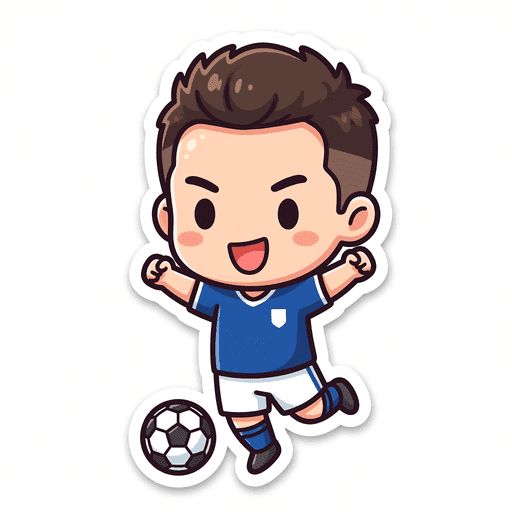 AI generated France Player World Cup sticker