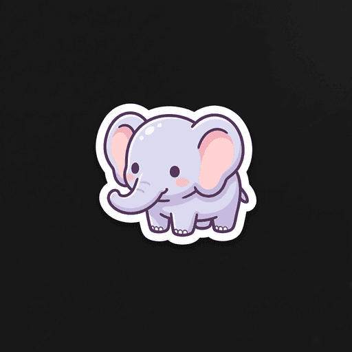 AI generated Ghana Elephant World Cup sticker
