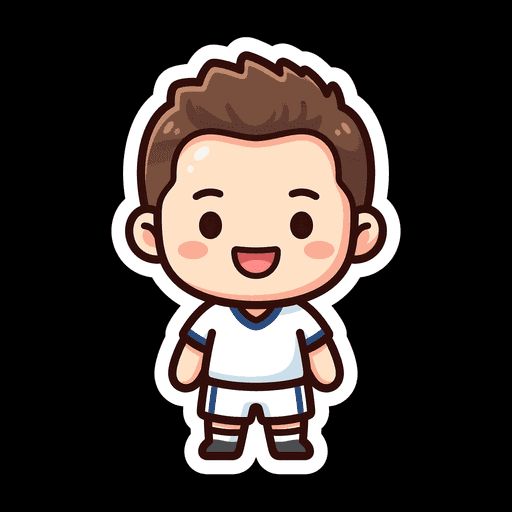 AI generated Ghana Player World Cup sticker
