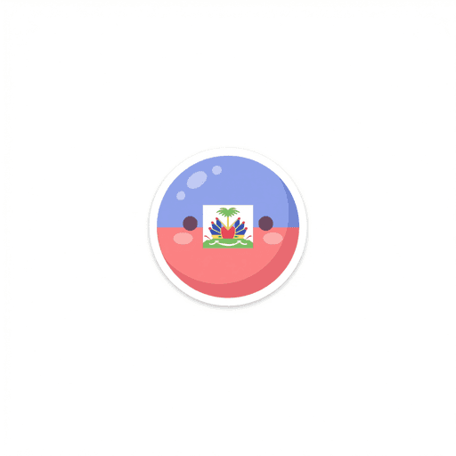 AI generated Haiti Flag World Cup 2026 sticker