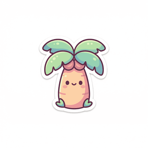 AI generated Iraq Date Palm World Cup sticker