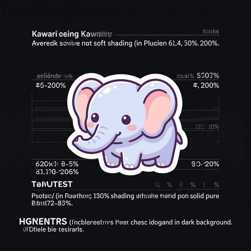 AI generated Ivory Coast Elephant World Cup sticker