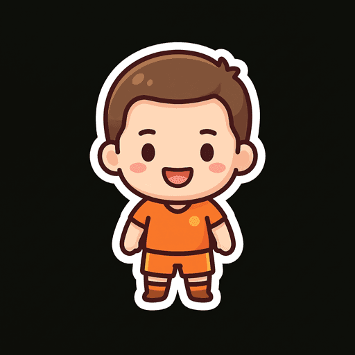 AI generated Ivory Coast Player World Cup sticker