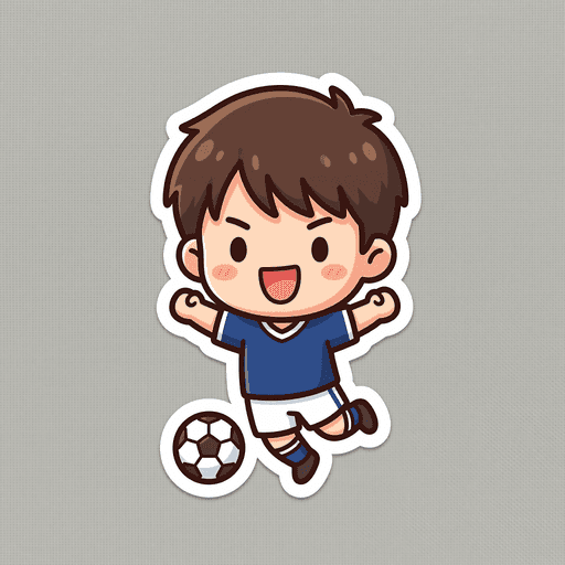 AI generated Japan Player World Cup sticker