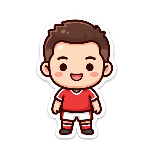 AI generated Jordan Player World Cup sticker