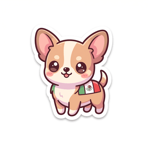 AI generated Mexico Chihuahua World Cup sticker