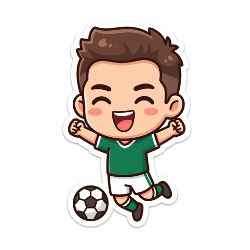 AI generated Mexico Player World Cup sticker