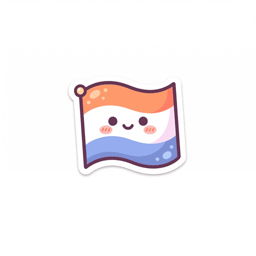AI generated Netherlands Flag World Cup 2026 sticker