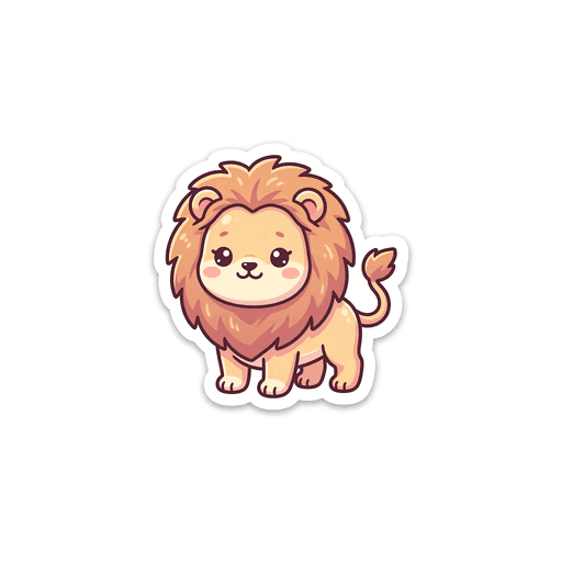 AI generated Netherlands Lion World Cup sticker