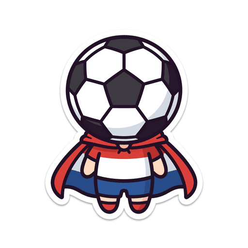 AI generated Netherlands Football World Cup 2026 sticker