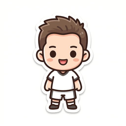 AI generated New Zealand Player World Cup sticker