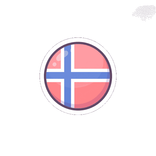 AI generated Norway Flag World Cup 2026 sticker