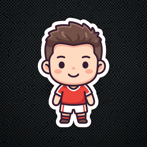 AI generated Norway Player World Cup sticker