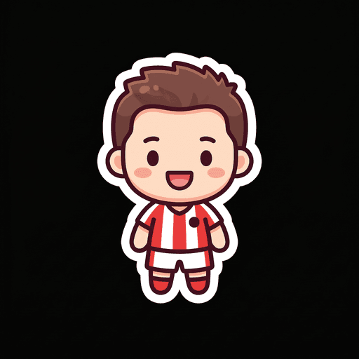 AI generated Paraguay Player World Cup sticker