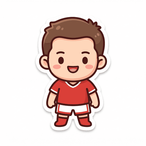AI generated Portugal Player World Cup sticker