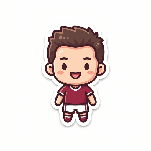 AI generated Qatar Player World Cup sticker