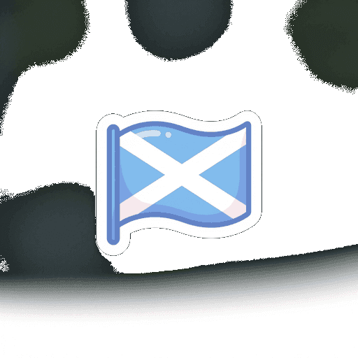 AI generated Scotland Flag World Cup 2026 sticker