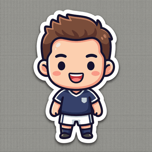 AI generated Scotland Player World Cup sticker