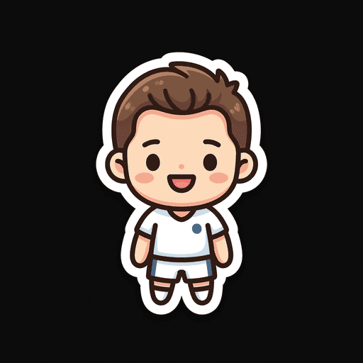 AI generated Senegal Player World Cup sticker