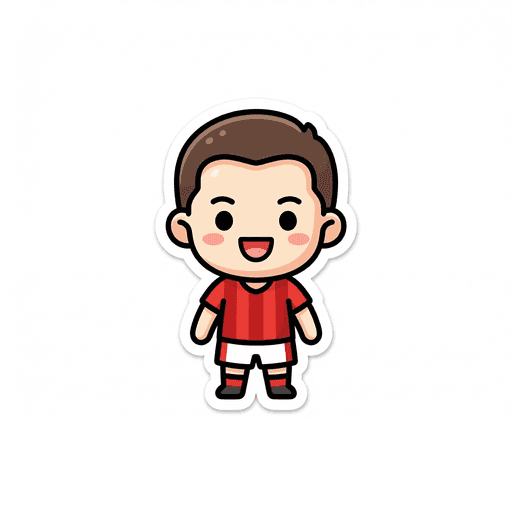 AI generated Tunisia Player World Cup sticker