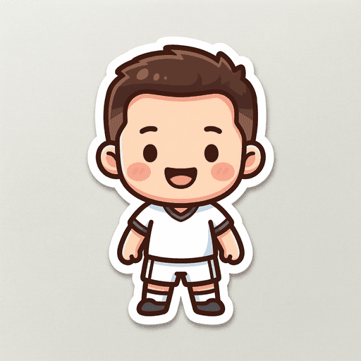 AI generated Uzbekistan Player World Cup sticker
