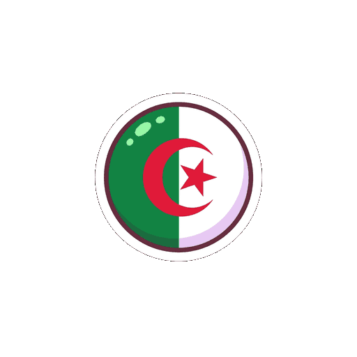 AI generated Algeria Flag World Cup 2026 sticker