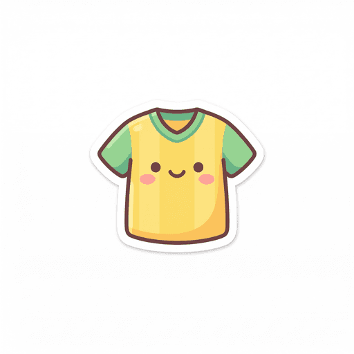 AI generated Brazil Jersey World Cup 2026 sticker