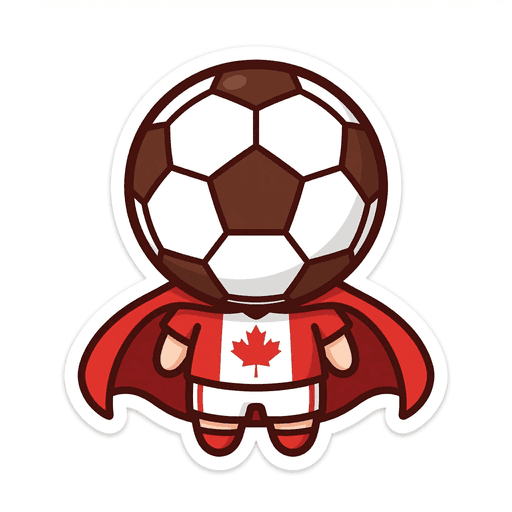 AI generated Canada Football World Cup 2026 sticker