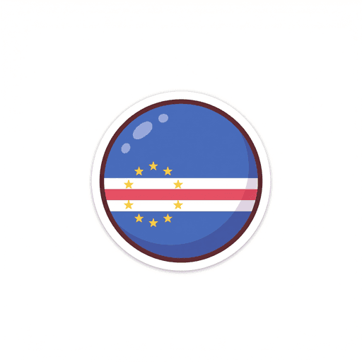 AI generated Cape Verde Flag World Cup 2026 sticker