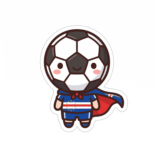AI generated Cape Verde Football World Cup 2026 sticker