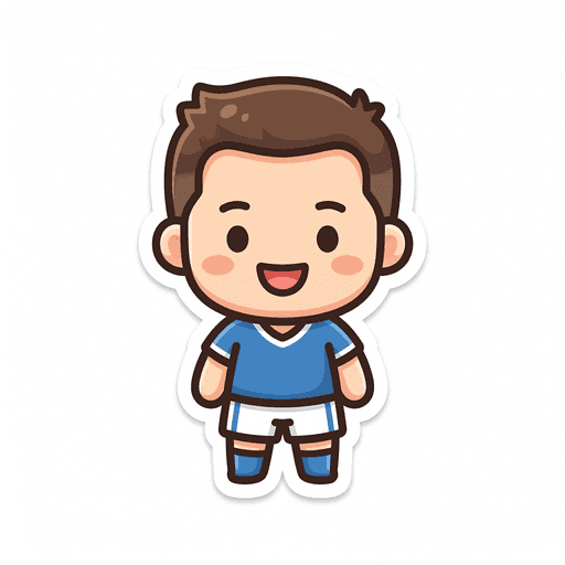 AI generated DR Congo Player World Cup 2026 sticker