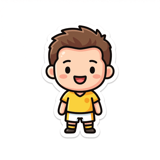 AI generated Ecuador Player World Cup 2026 sticker