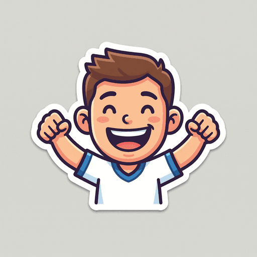 AI generated England Fan World Cup 2026 sticker