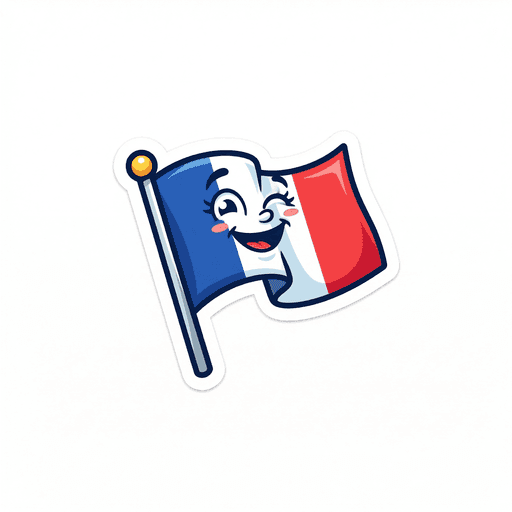 AI generated France Flag World Cup 2026 sticker