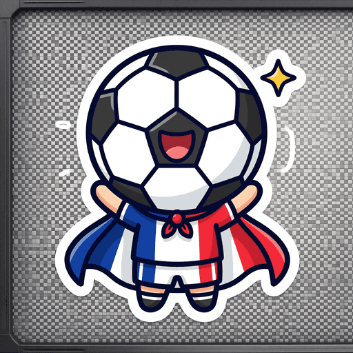 AI generated France Football World Cup 2026 sticker