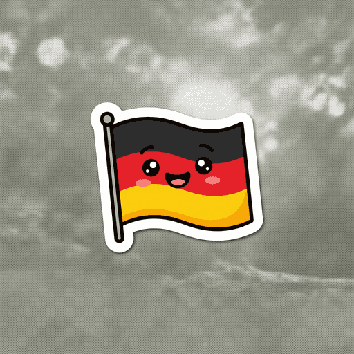 AI generated Germany Flag World Cup 2026 sticker