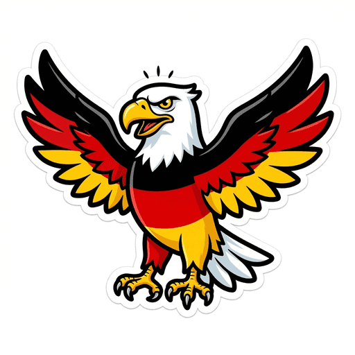 AI generated Germany Eagle World Cup 2026 sticker