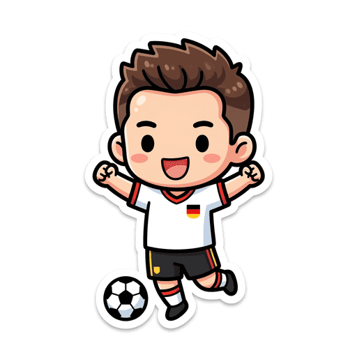 AI generated Germany Player World Cup 2026 sticker