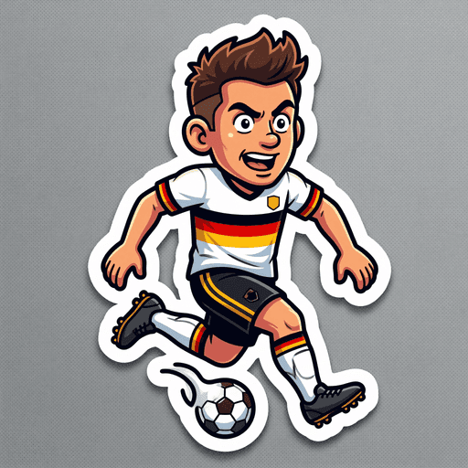 AI generated Germany Jersey World Cup 2026 sticker