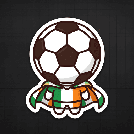 AI generated Ivory Coast Football World Cup 2026 sticker