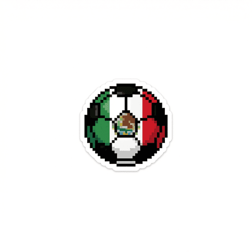AI generated Mexico Football World Cup 2026 sticker