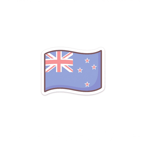 AI generated New Zealand Flag World Cup 2026 sticker