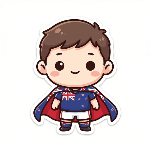 AI generated New Zealand Football World Cup 2026 sticker