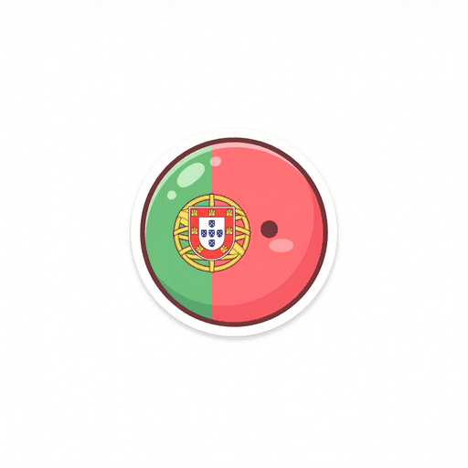 AI generated Portugal Flag World Cup 2026 sticker