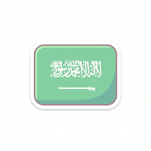 AI generated Saudi Arabia Flag World Cup 2026 sticker